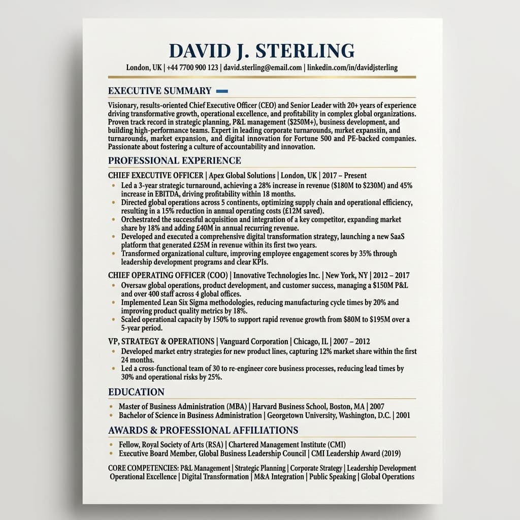 Executive Leadership